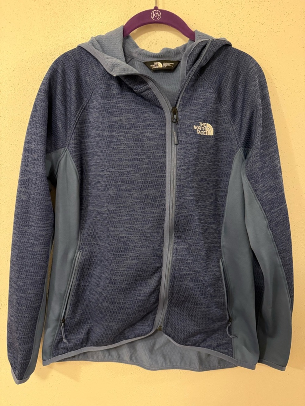 The North Face Blue Hooded Full-Zip Jacket